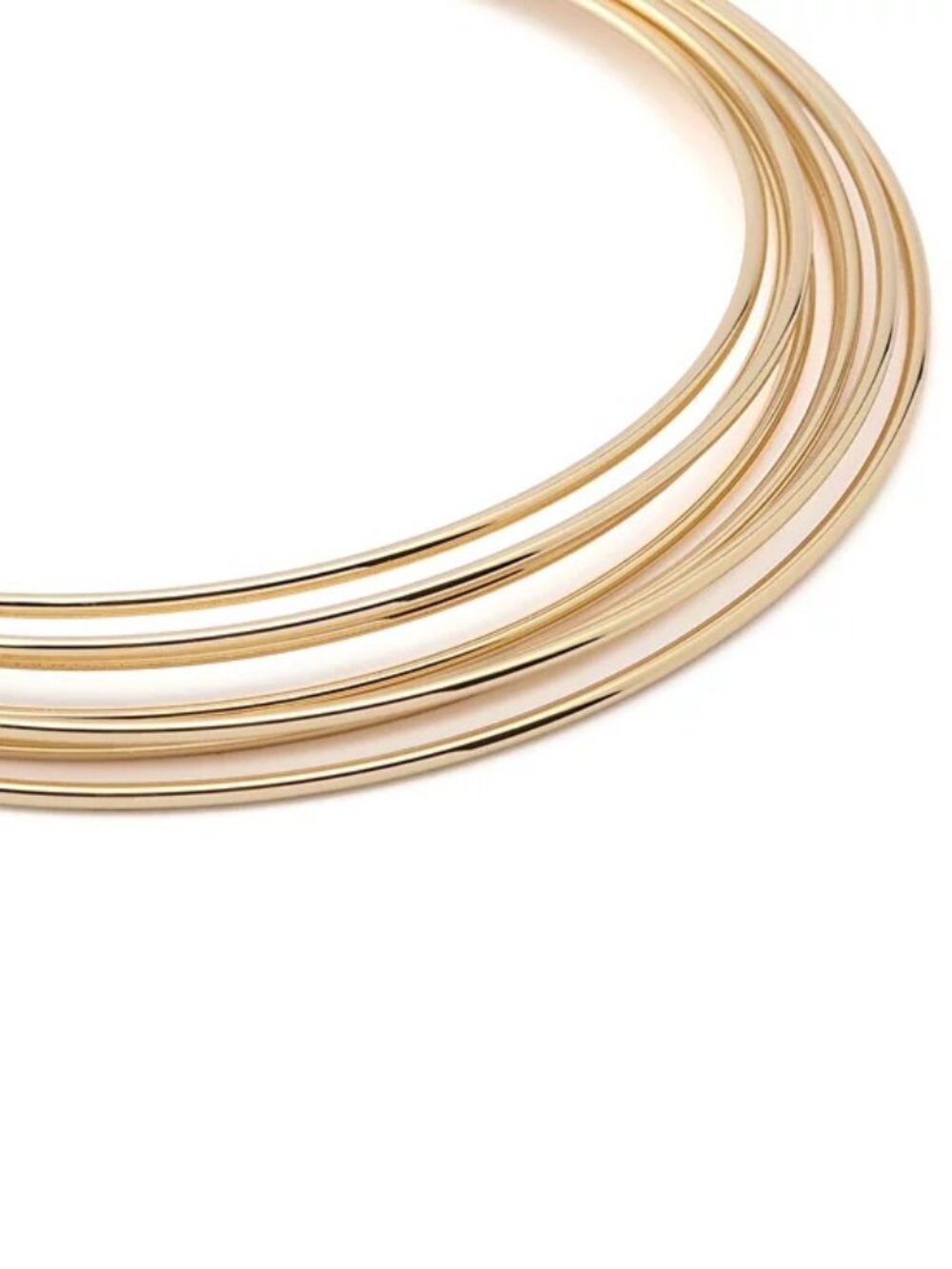 Robert Lee Morris Soho Layered Wire Collar Necklace, OS - Picture 4 of 5